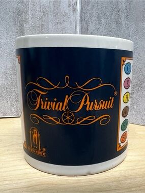 Vintage 1981 Trivial Pursuit Board Game Mug